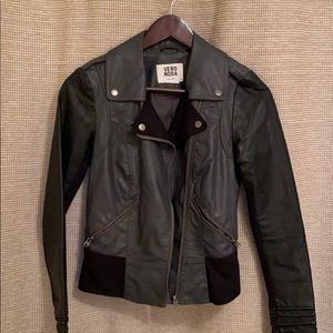 Faux leather jacket